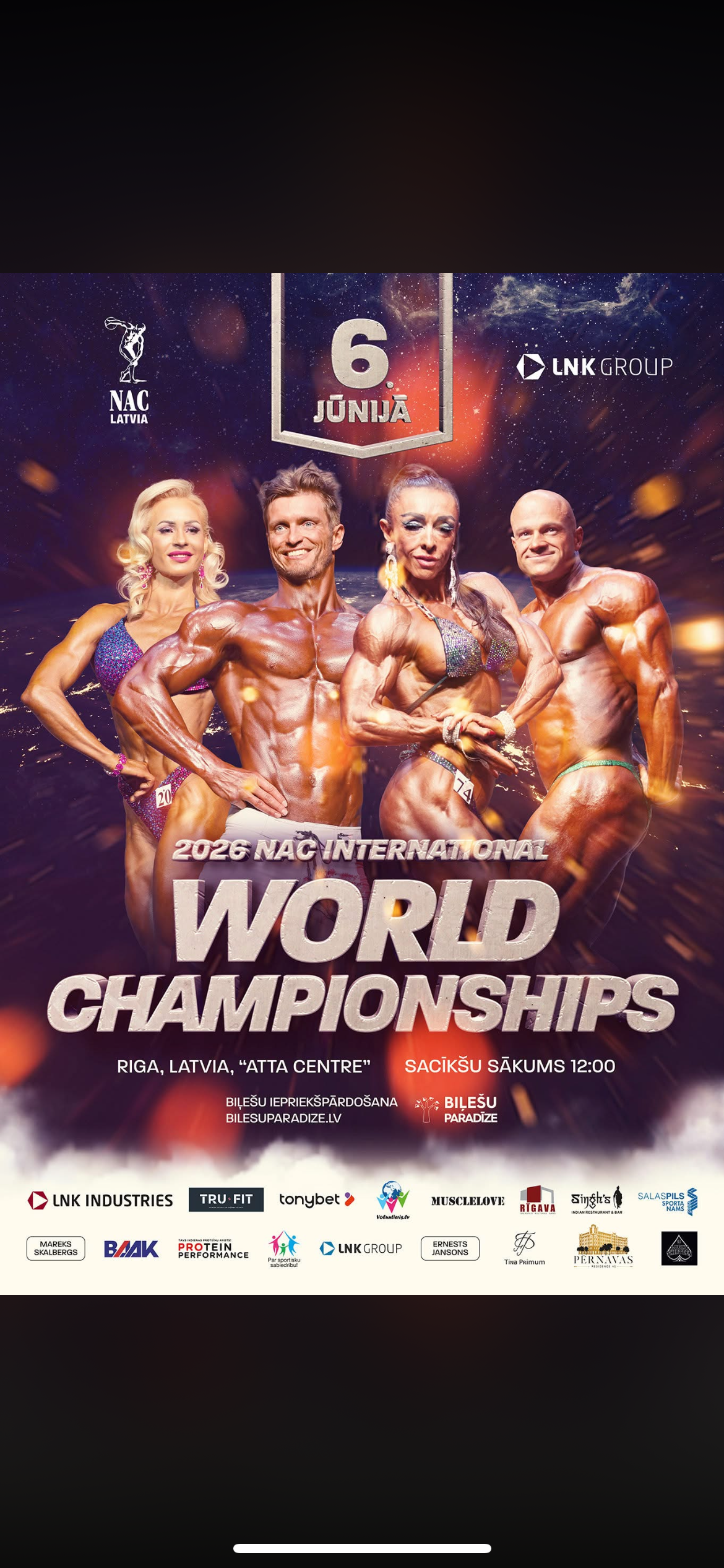 NAC World Championships 2026 in Riga